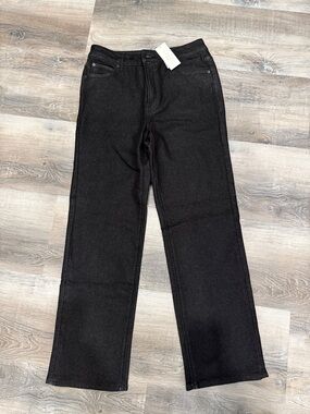 NWT Z Supply Black Straight-Leg Jeans sz 28